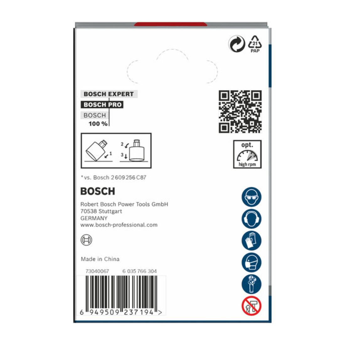 Bosch PRO Tile PC Plus Lochsäge, 65 mm, HS