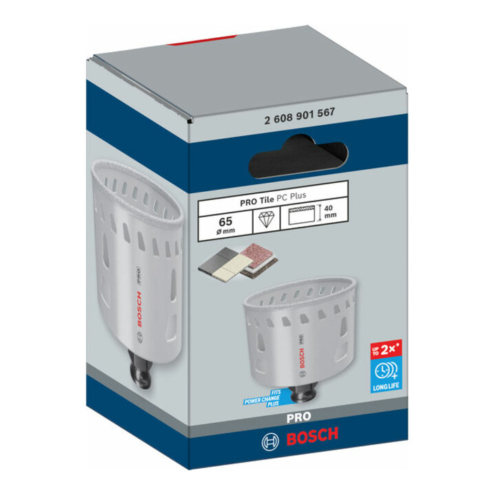 Bosch PRO Tile PC Plus Lochsäge, 65 mm, HS