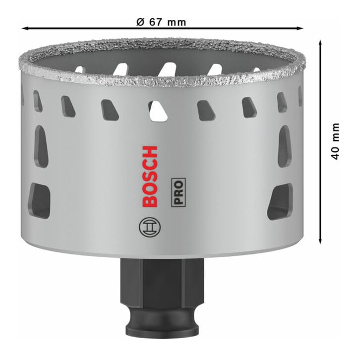 Bosch PRO Tile PC Plus Lochsäge, 67 mm, HS