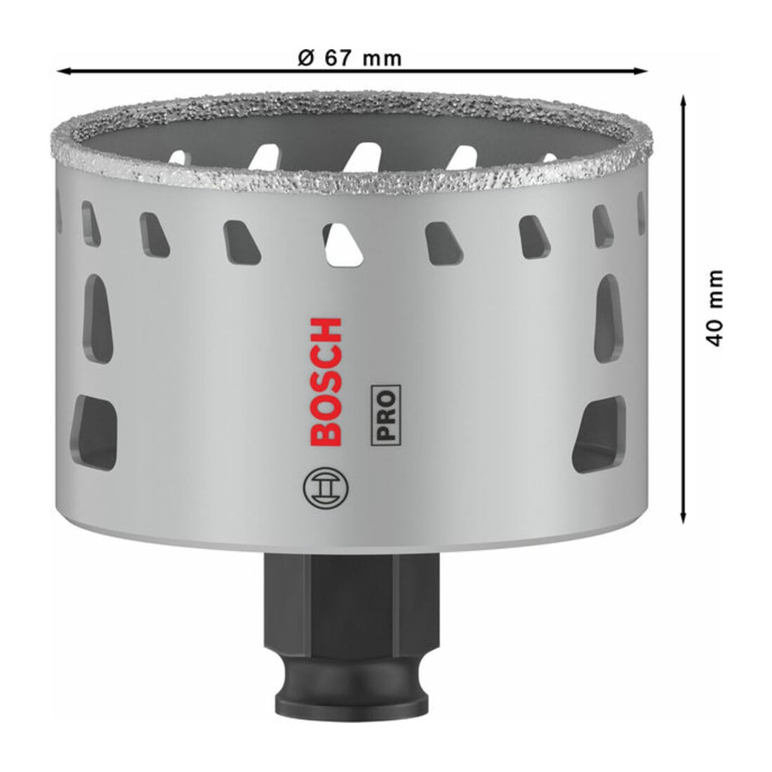 Bosch PRO Tile PC Plus Lochsäge, 67 mm, HS