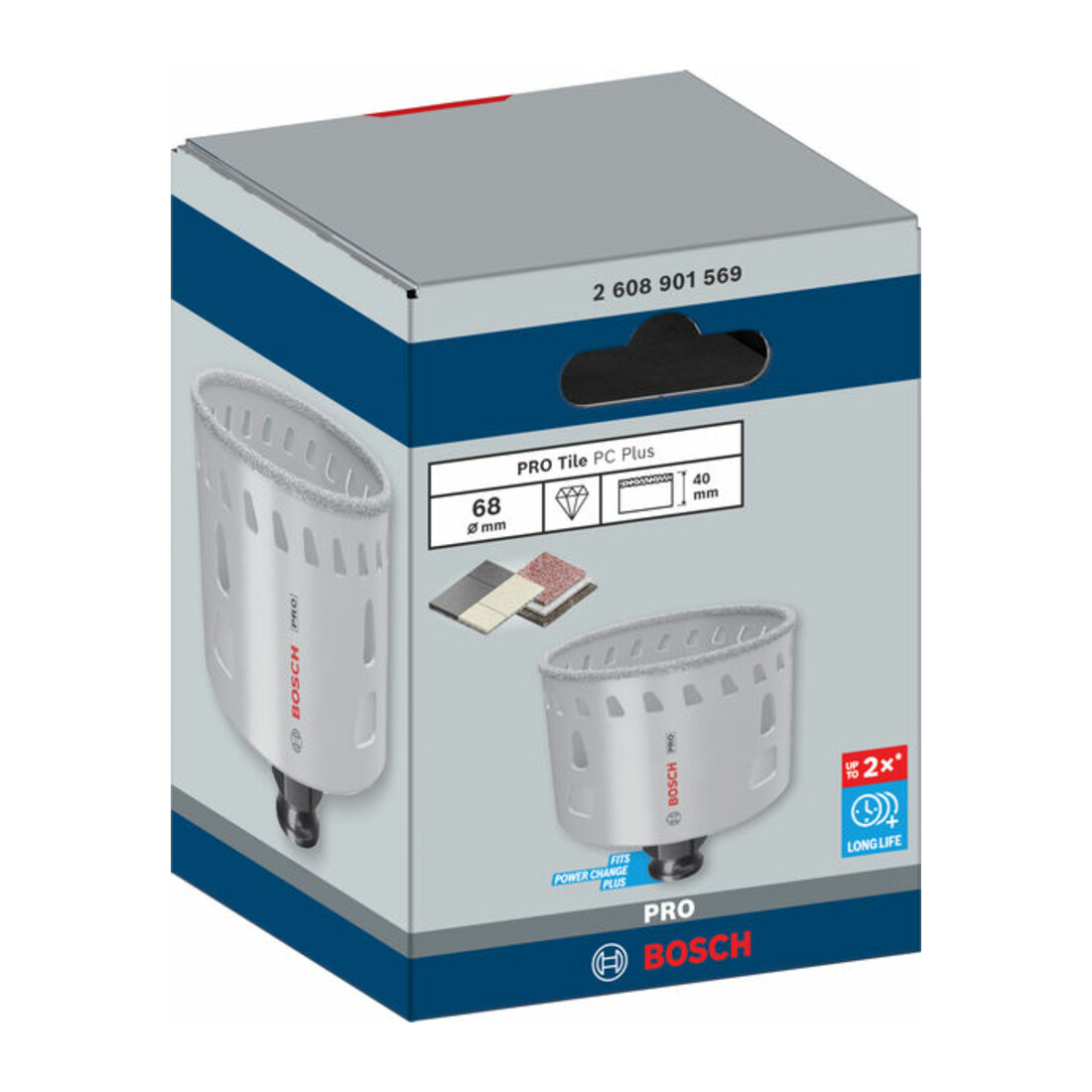 Bosch PRO Tile PC Plus Lochsäge, 68 mm, HS