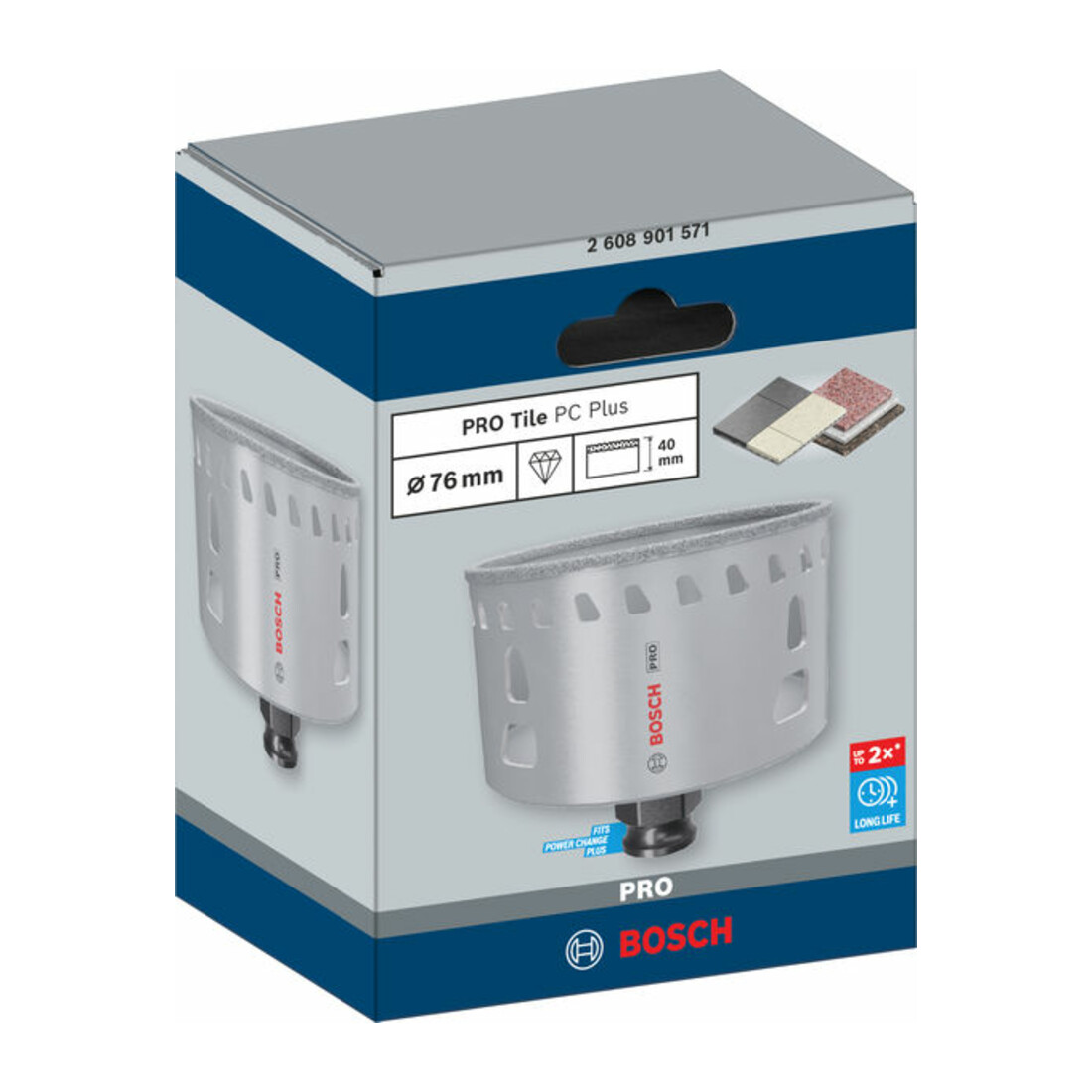 Bosch PRO Tile PC Plus Lochsäge, 76 mm, HS