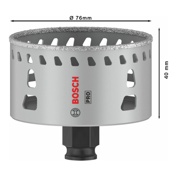 Bosch PRO Tile PC Plus Lochsäge, 76 mm, HS