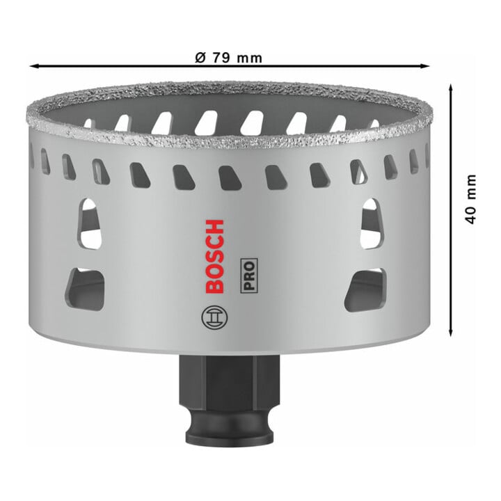 Bosch PRO Tile PC Plus Lochsäge, 79 mm, HS