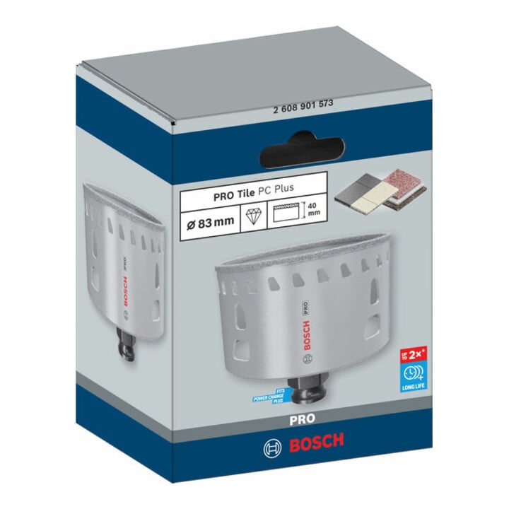 Bosch PRO Tile PC Plus Lochsäge, 83 mm, HS