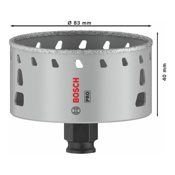 Bosch PRO Tile PC Plus Lochsäge, 83 mm, HS