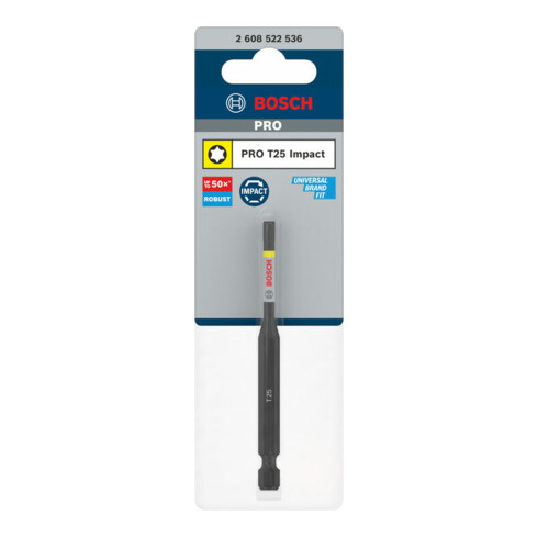 Bosch PRO Torx Impact Bit, T25, 90 mm