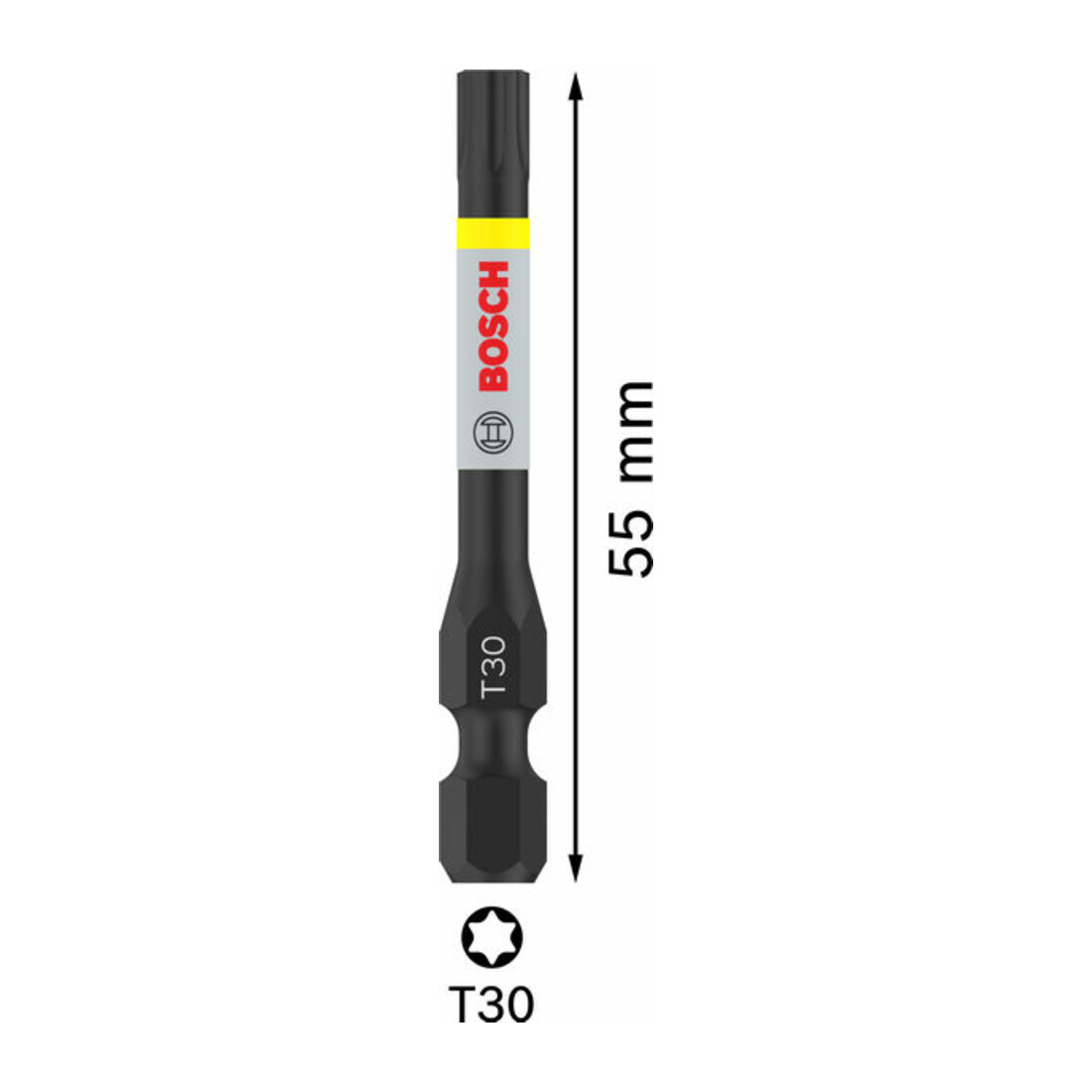 Bosch PRO Torx Impact Bit, T30, 55 mm, 2-tlg.