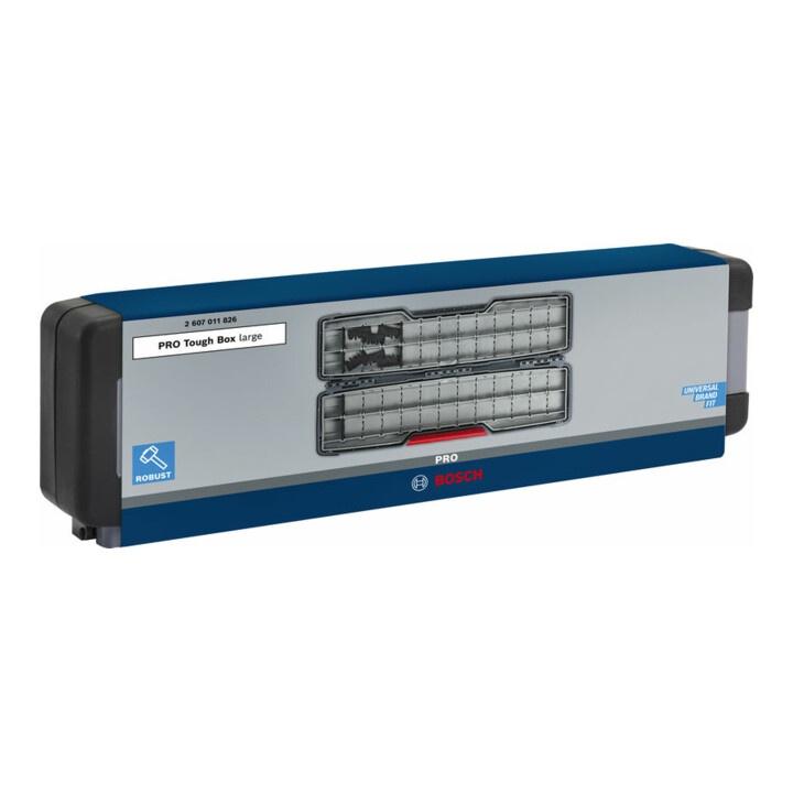 Bosch PRO Tough Box Large für Zubehör, 50 x 120 x 355 mm