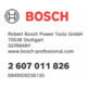 Bosch PRO Tough Box Large für Zubehör, 50 x 120 x 355 mm