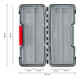 Bosch PRO Tough Box Small 43 x 87 x 210 mm