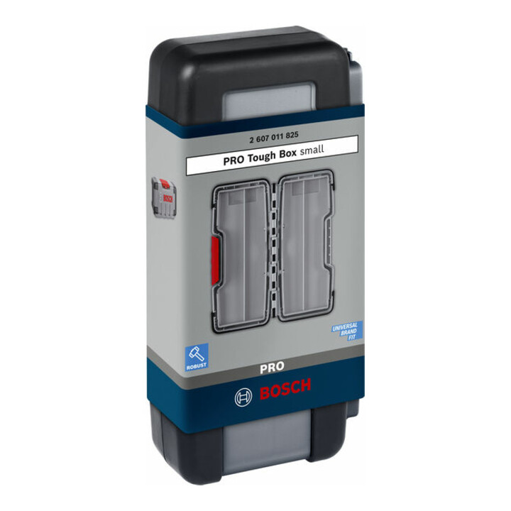 Bosch PRO Tough Box Small für Zubehör, 43 x 87 x 210 mm
