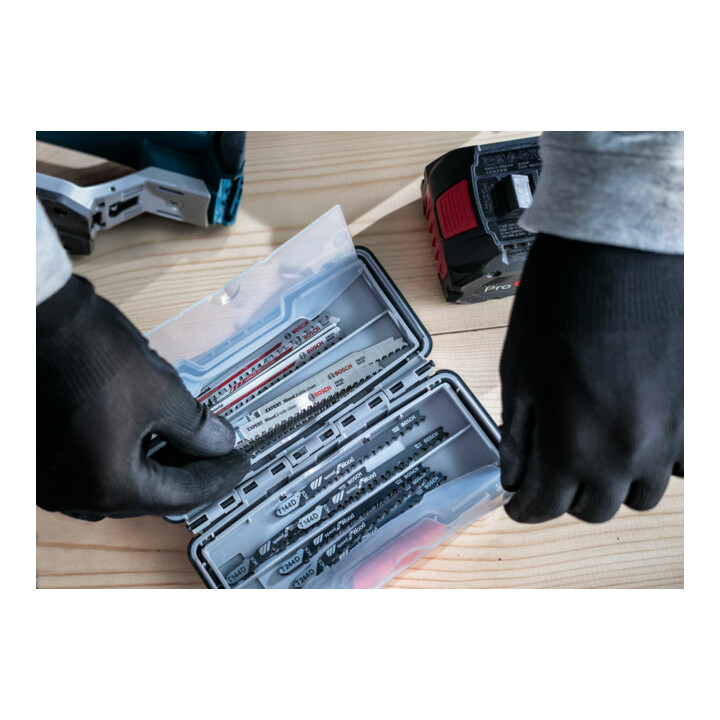 Bosch PRO Tough Box Small für Zubehör, 43 x 87 x 210 mm
