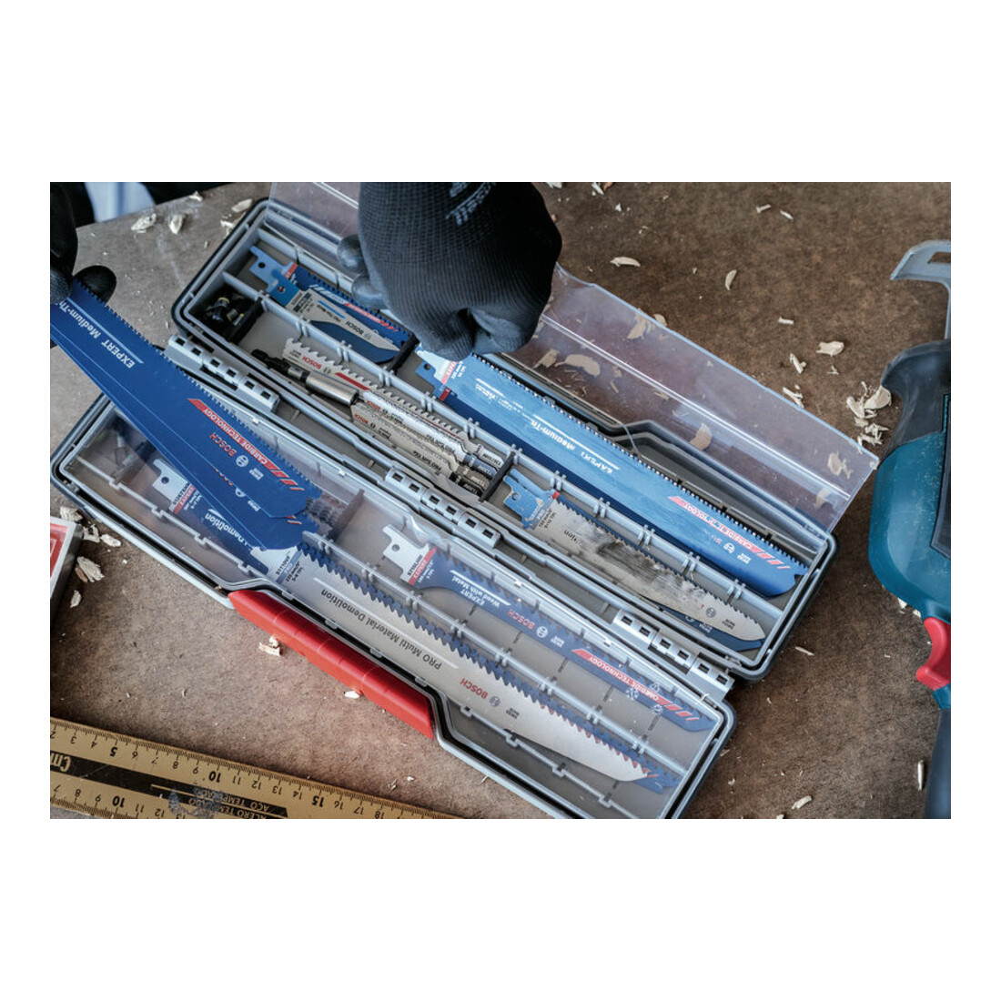 Bosch PRO Tough Box Small für Zubehör, 43 x 87 x 210 mm