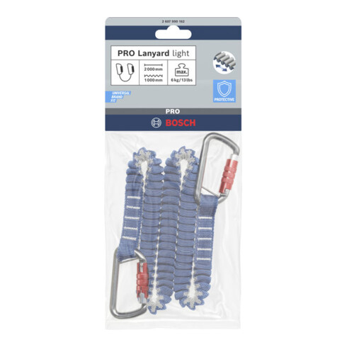 Bosch PRO Tracolla leggera, 6 kg, 2 moschettoni