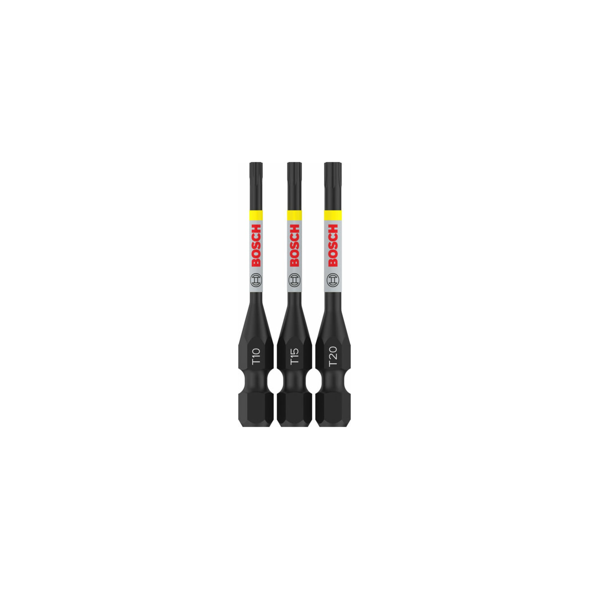 BOSCH PRO TX Impact Bit Set, T10, T15, T20, 55 mm, 3-tlg.