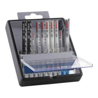 Bosch PRO Wood and Metal Stichsägeblatt Set, T 144 DP, T 123 XF, 100 mm, 10-tlg.