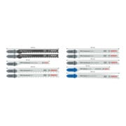 Bosch PRO Wood and Metal Stichsägeblatt Set, T 144 DP, T 123 XF, 100 mm, 10-tlg.-4