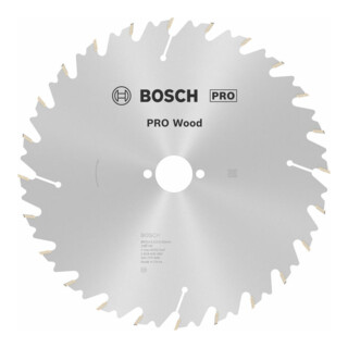 Bosch PRO Wood Kreissägeblatt Für Tischkreissäge 30 mm