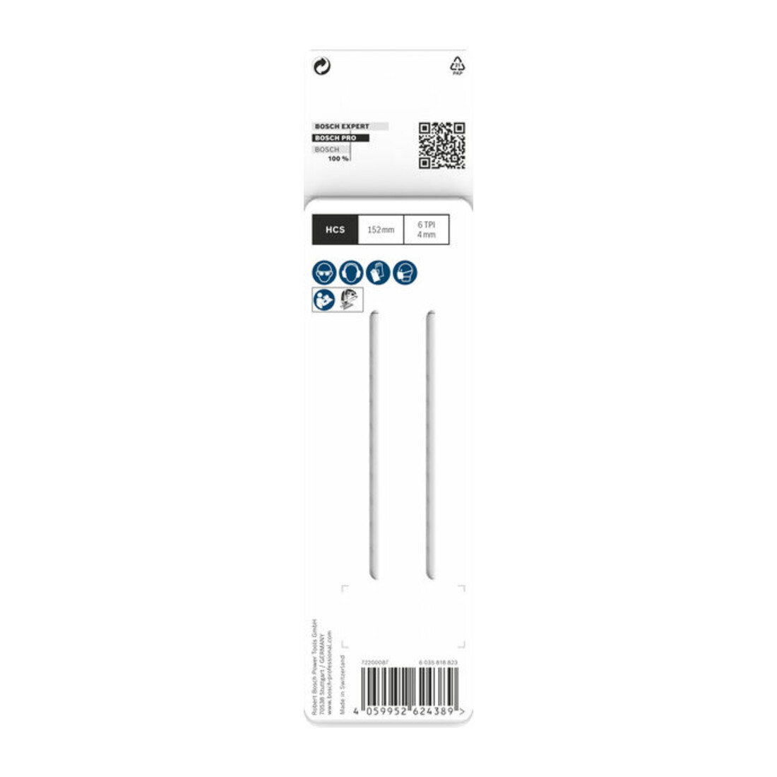 Bosch PRO Wood precise Lame de scie sauteuse T344DP, 152 mm, 2 pcs