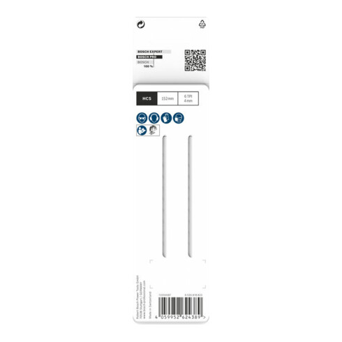 Bosch PRO Wood precise Lame de scie sauteuse T344DP, 152 mm, 2 pcs