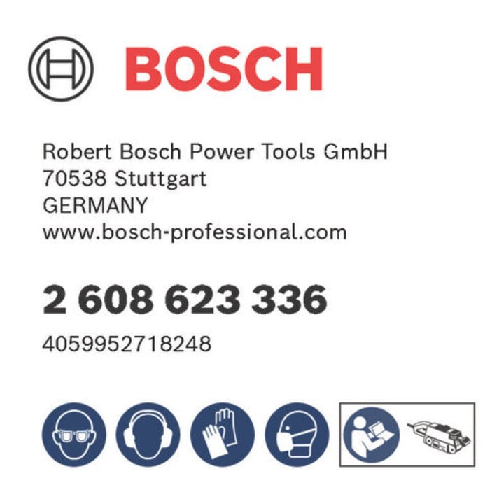 Bosch PRO X440 Schleifband Set, 75x457mm, K40/60/80/120, 20-tlg., Starter Pack