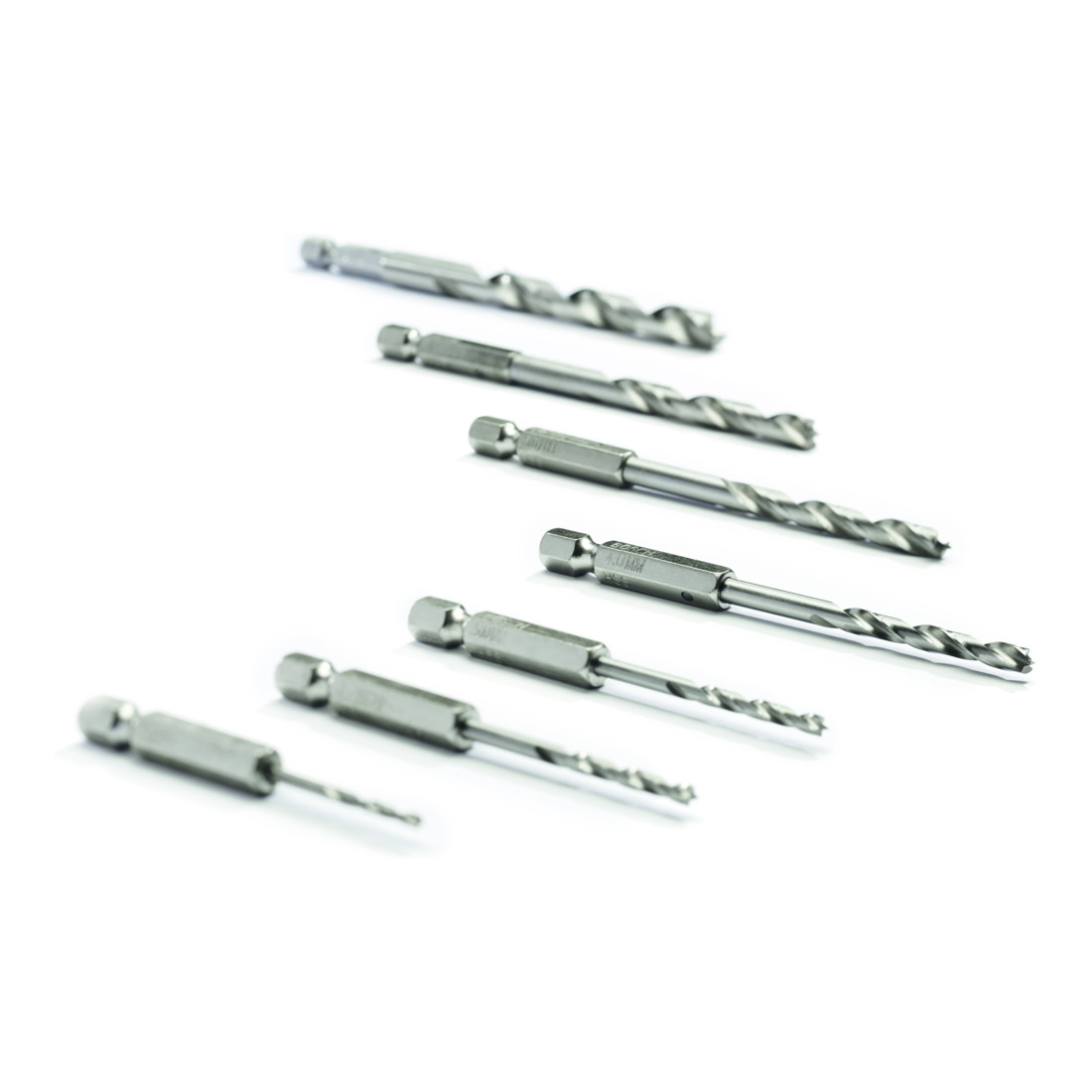 Bosch Professional 1/4 Zoll Sechskant Holzspiralbohrer set für Holz 7 tlg.