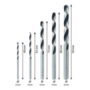 Bosch Professional HSS-draaiboor Metaal- en houtset voor metaal en hout 5 st.-4