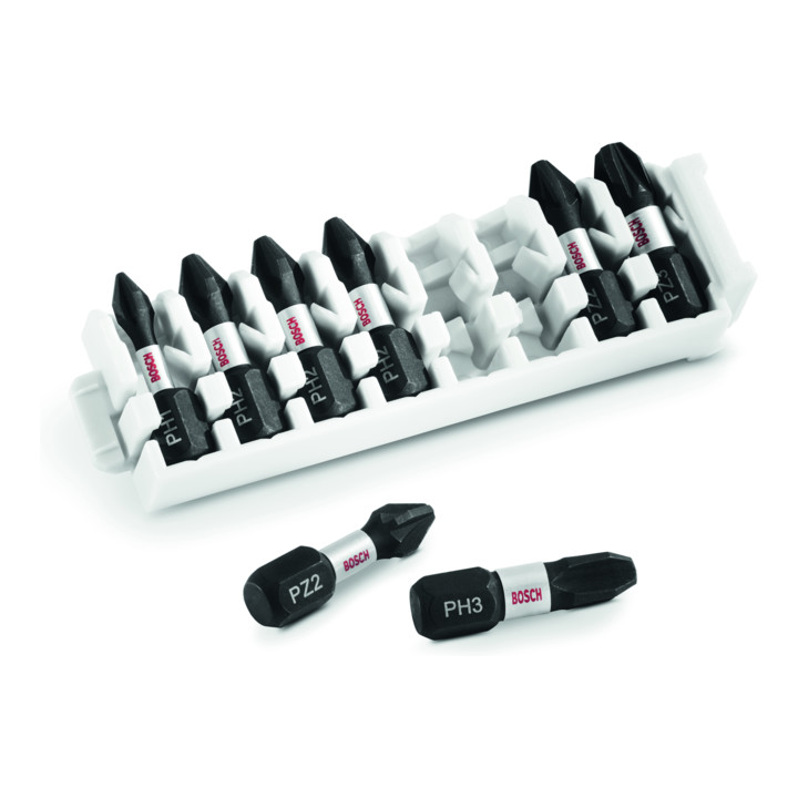 Bosch Professional Impact Control schroevendraaier bitset Pick and Click Phillips en Pozidriv 25 mm 8 st.