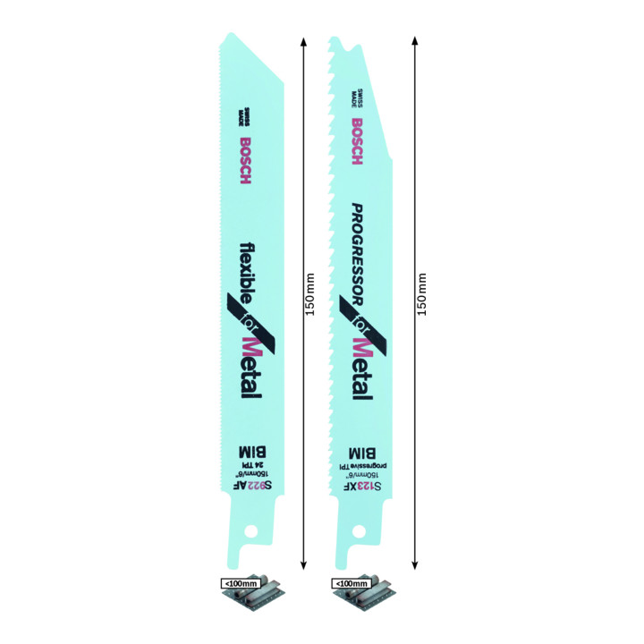 Bosch Professional reciprozaagbladset voor metaal 2 st.