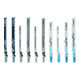 Bosch Professional Stichsägeblätter Wood and Metal Advanced set für Holz und Metall 10 tlg-1