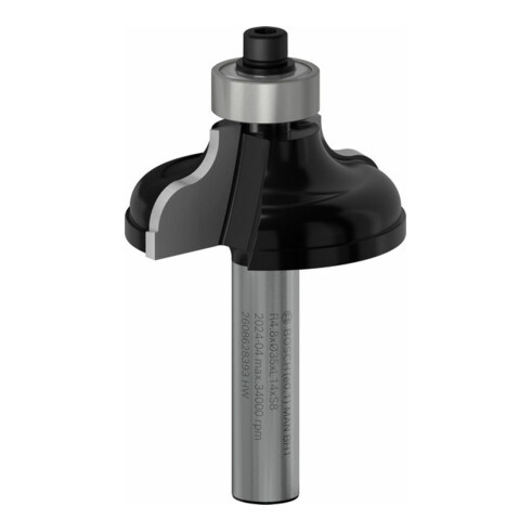 Bosch profielfrees A 8 mm R1 4,8 mm B 11 mm L 14,3 mm G 57 mm