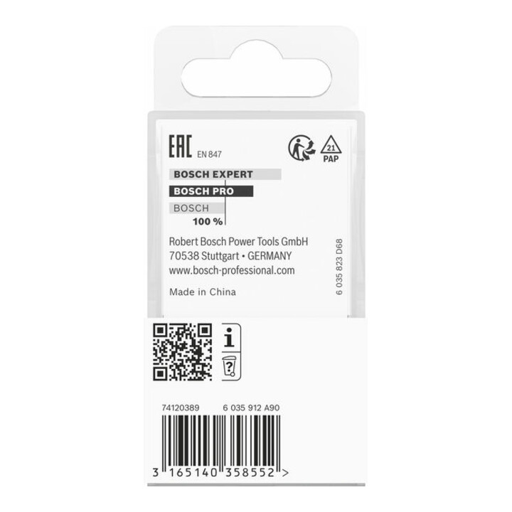 Bosch profielfrees B 8 mm R1 4 mm B 8 mm L 12,4 mm G 54 mm