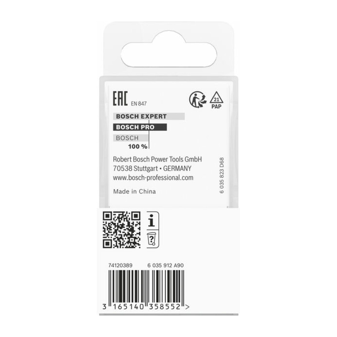 Bosch profielfrees B 8 mm R1 4 mm B 8 mm L 12,4 mm G 54 mm