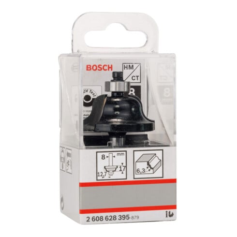 Bosch profielfrees B 8 mm R1 6,3 mm B 12,7 mm L 17 mm G 61 mm