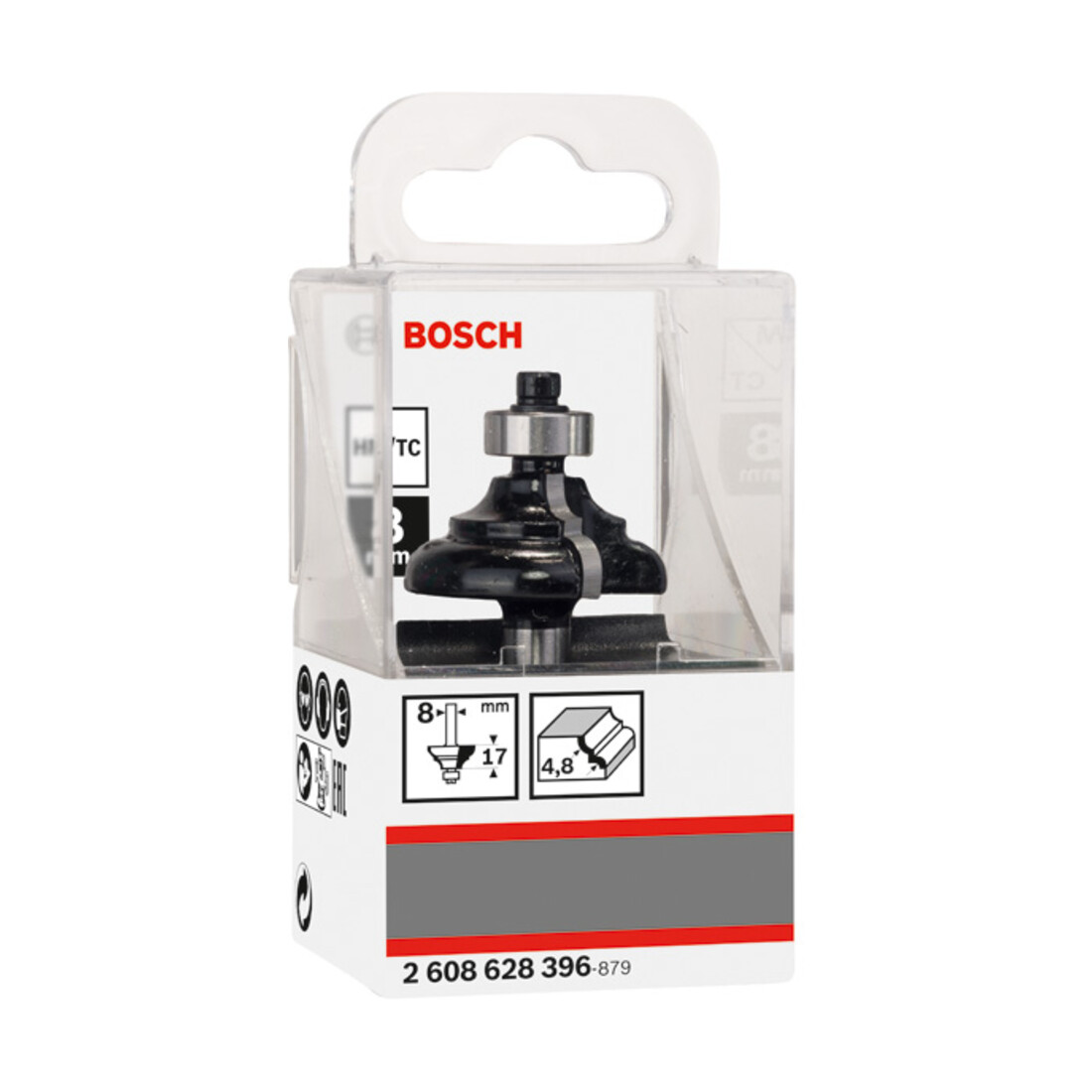 Bosch profielfrees C 8 mm R1 4,8 mm B 9,5 mm L 14 mm G 57 mm