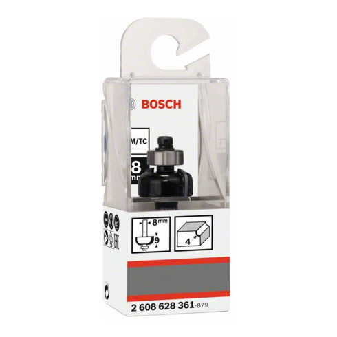 Bosch profielfrees E 8 mm R1 4 mm D 20,7 mm L 9 mm G 53 mm
