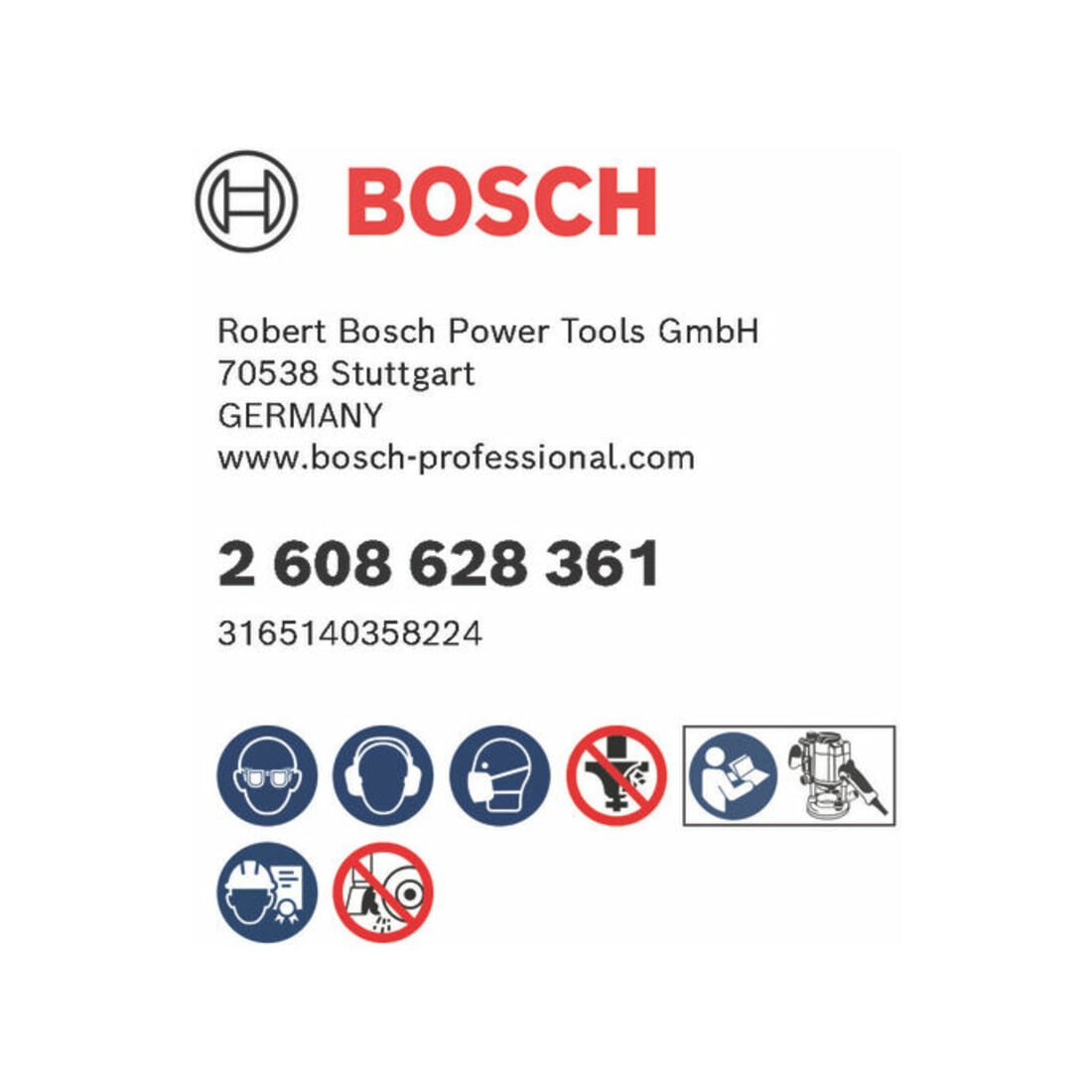 Bosch profielfrees E 8 mm R1 4 mm D 20,7 mm L 9 mm G 53 mm