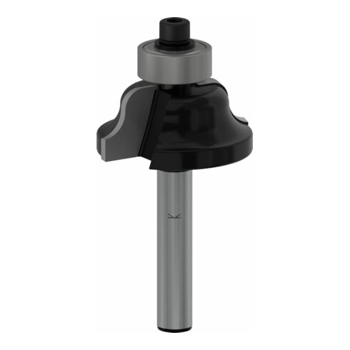 Bosch Profilfräser, 6 mm, R1 4 mm, D1 28,6 mm, B 8 mm, L 12,4 mm, G 54 mm