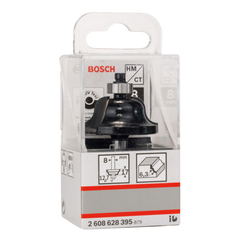 Bosch Profilfräser B 8 mm R1 6,3 mm B 12,7 mm L 17 mm G 61 mm