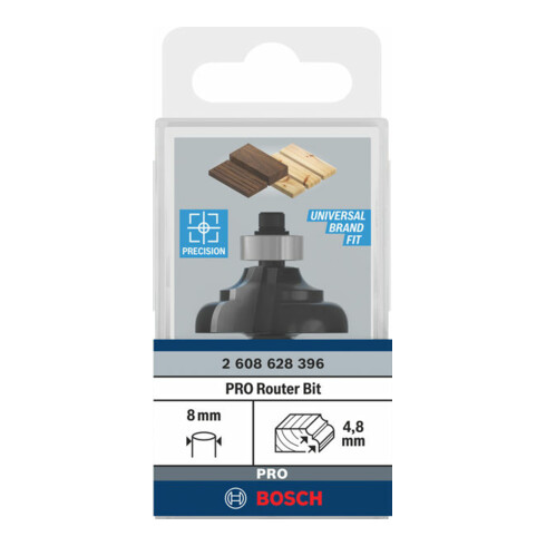 Bosch Profilfräser C 8 mm R1 4,8 mm B 9,5 mm L 14 mm G 57 mm