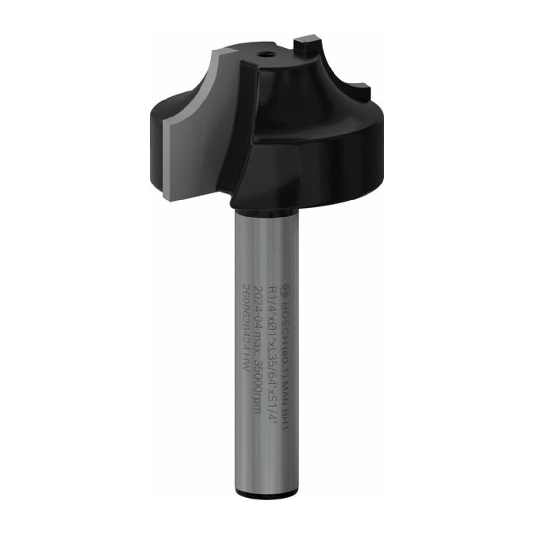 Bosch Profilfräser E 1/4", R1 6,3 mm, D 25,4 mm, L 14 mm, G 46 mm