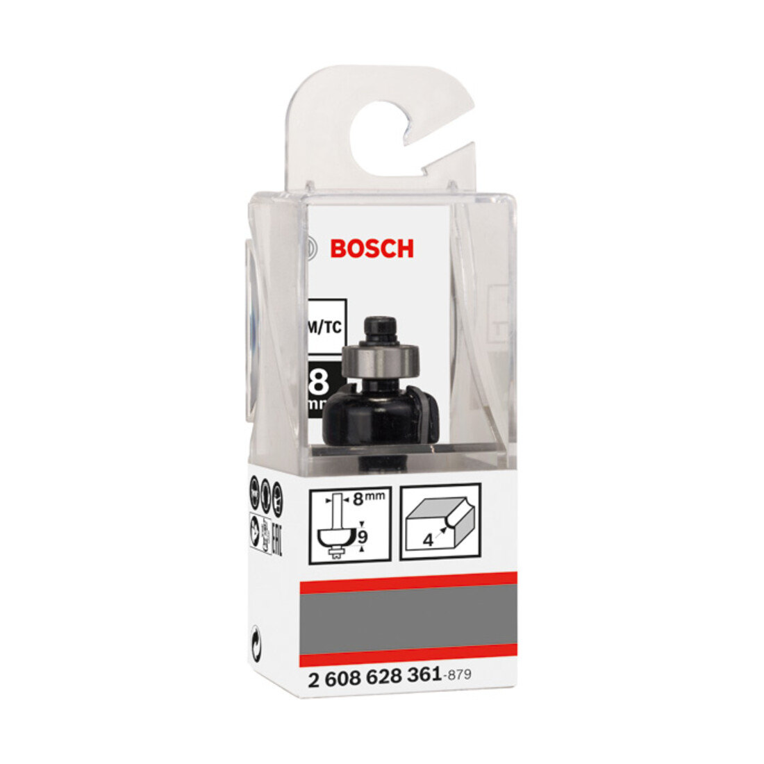 Bosch Profilfräser E 8 mm R1 4 mm D 20,7 mm L 9 mm G 53 mm