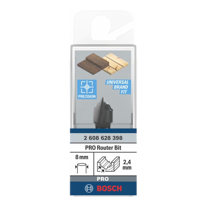 Bosch Profilfräser H 8 mm R1 2,4 mm D 12,7 mm L 12,4 mm G 46 mm