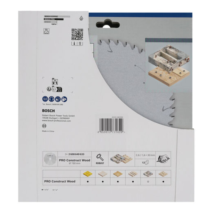Bosch Promo 3-pack, 190 mm CW houtzaagbladen