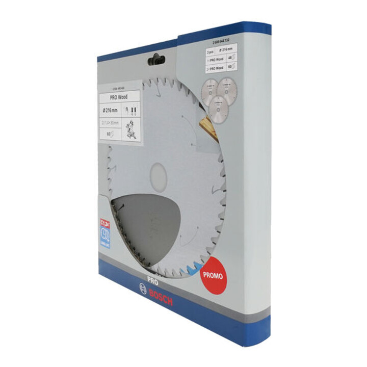 Bosch Promo 3-pack, 216 mm Pro Wood zaagbladen