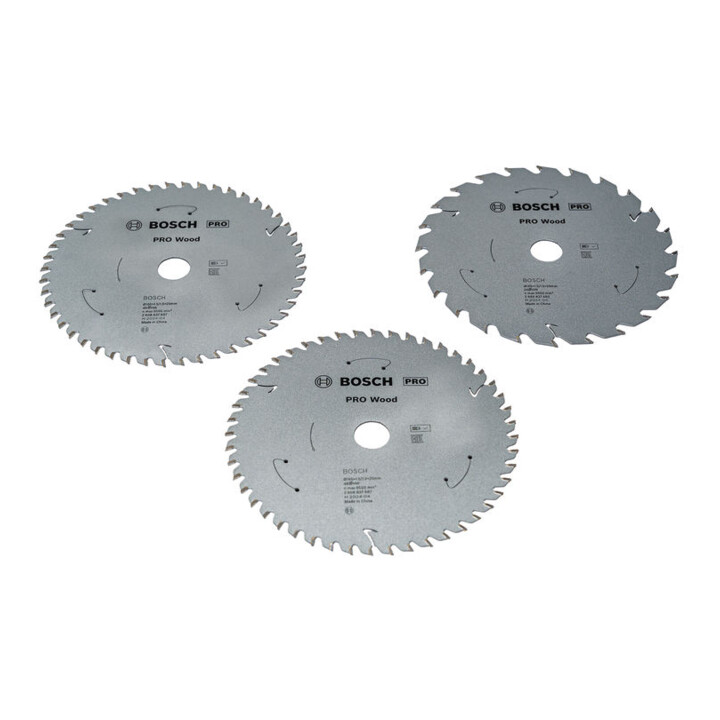 Bosch Promo Pack de 3, 165 mm CL Pro Wood