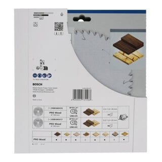 Bosch Promo Pack de 3, 190 mm Pro Wood