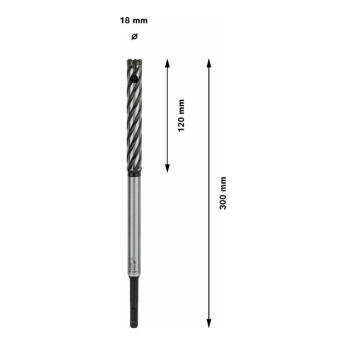 Bosch Punta a 4 taglienti Rebar Cutter SDS plus-15