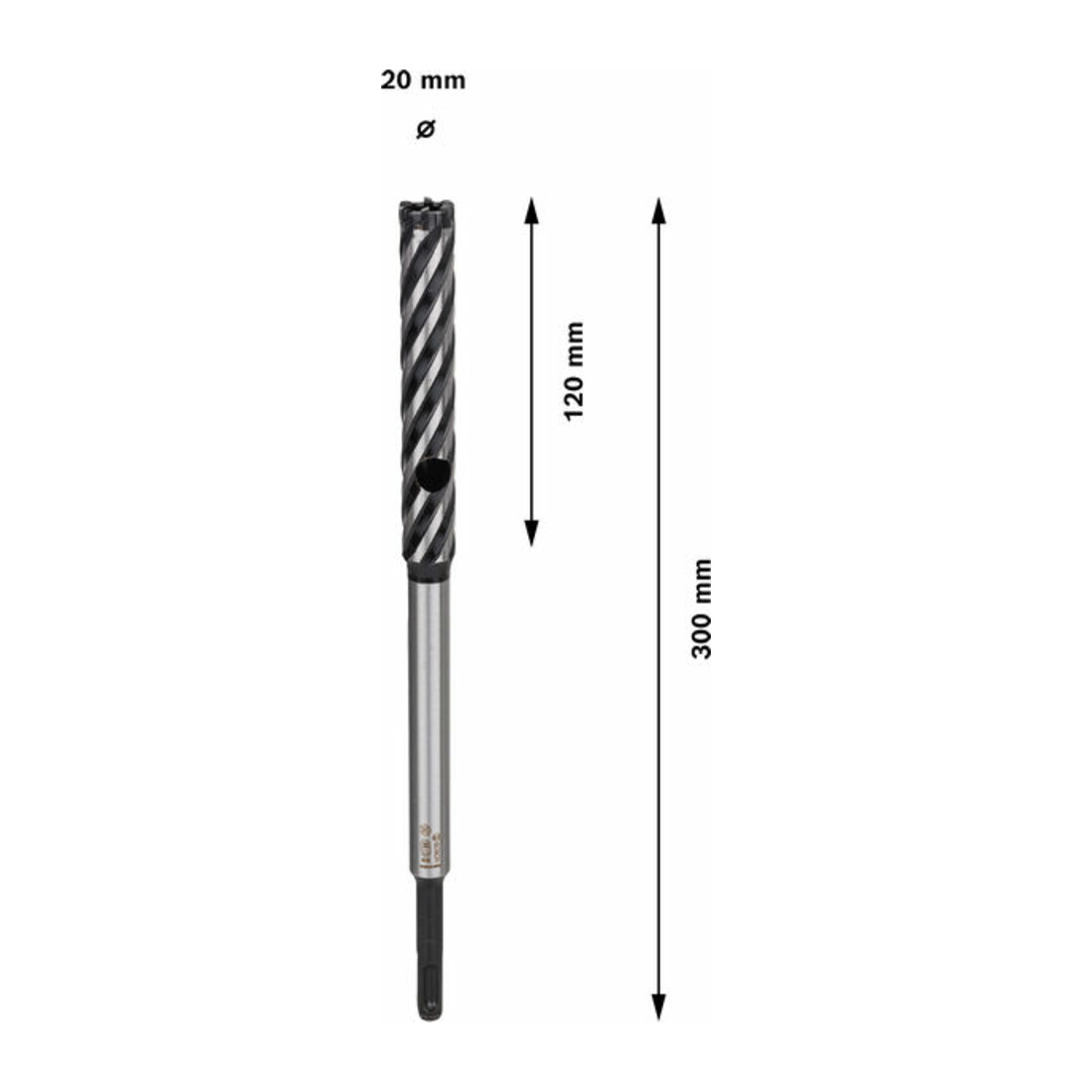 Bosch Punta a 4 taglienti Rebar Cutter SDS plus-15